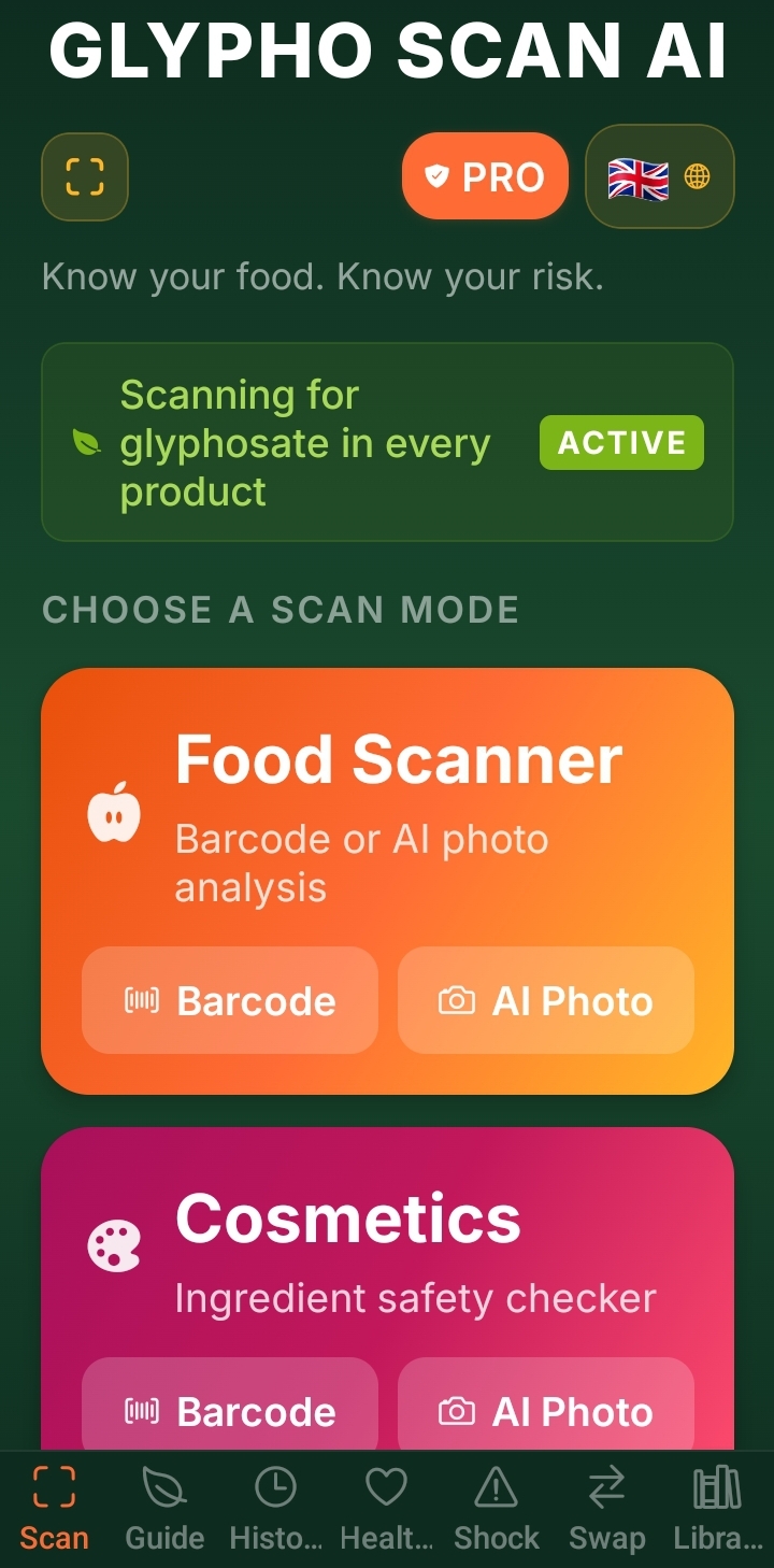 Scan Screen